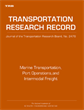 Marine Transportation, Port Operations, and Intermodal Freight