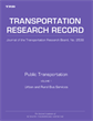 Public Transportation: Volume 1, Urban and Rural Bus Service