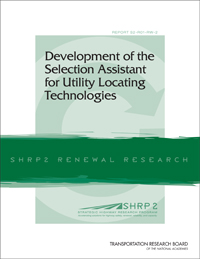 Development of the Selection Assistant for Utility Locating Technologies
