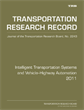 Intelligent Transportation Systems and Vehicle-Highway Automation 2011