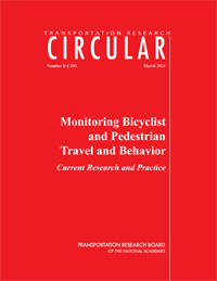 Monitoring Bicyclist and Pedestrian Travel and Behavior 