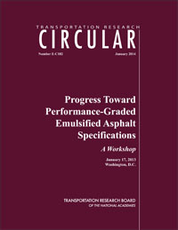 Progress Toward Performance-Graded Emulsified Asphalt Specifications