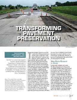 TR News 339 May-June 2022: Transforming Pavement Preservation
