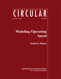 Modeling Operating Speed