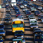 Traffic on beltway Traffic on beltway