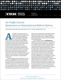 Air Traffic Control: Symposium on Organizational Reform Options