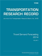 Travel Demand Forecasting 2014: Volume 2