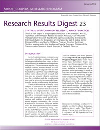 Synthesis of Information Related to Airport Practices: 2016