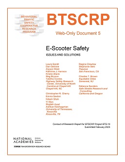 E-Scooter Safety: Issues and Solutions