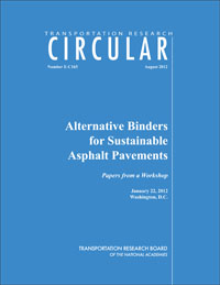 Alternative Binders for Sustainable Asphalt Pavement