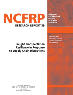 Freight Transportation Resilience in Response to Supply Chain Disruptions