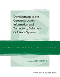 Development of the Geoconstruction Information and Technology Selection Guidance System