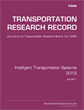 Intelligent Transportation Systems 2013, Volume 1