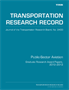 Public-Sector Aviation: Graduate Research Award Papers, 2012-2013