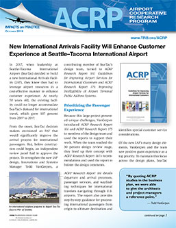 Impacts on Practice: New International Arrivals Facility Will Enhance Customer Experience at Seattle–Tacoma International Airport