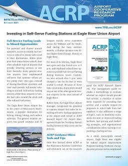 Impacts on Practice: Investing in Self-Serve Fueling Stations at Eagle River Union Airport