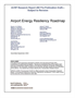 Airport Energy Resiliency Roadmap