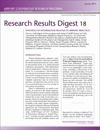 Synthesis of Information Related to Airport Practices: 2014