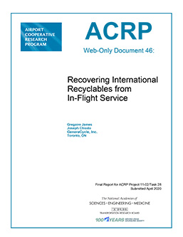 Recovering International Recyclables from In-Flight Service