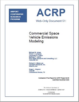 Commercial Space Vehicle Emissions Modeling