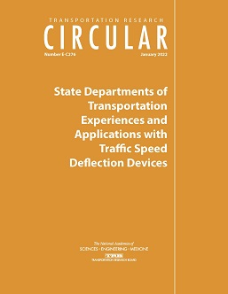 State Departments of Transportation Experiences and Applications with Traffic Speed Deflection Devices
