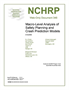 Macro-Level Analysis of Safety Planning and Crash Prediction Models: A Guide