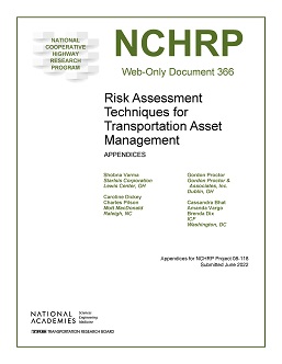 Risk Assessment Techniques for Transportation Asset Management: Appendices