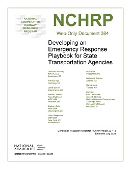Developing an Emergency Response Playbook for State Transportation Agencies