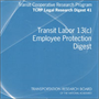 Transit Labor 13(c) Employee Protection Digest