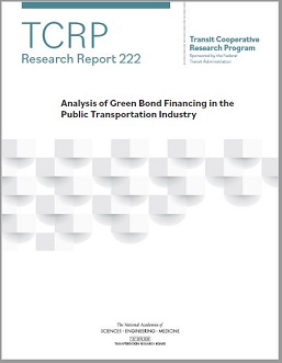 Analysis of Green Bond Financing in the Public Transportation Industry