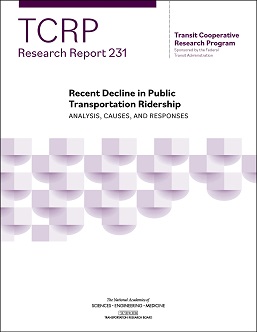 Recent Decline in Public Transportation Ridership: Analysis, Causes, and Responses