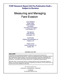Measuring and Managing Fare Evasion
