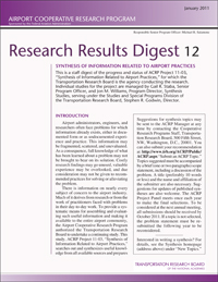 Synthesis of Information Related to Airport Practices: 2011