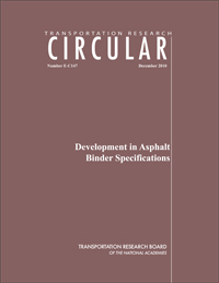 Development in Asphalt Binder Specifications