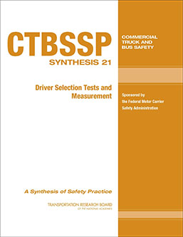 Driver Selection Tests and Measurement