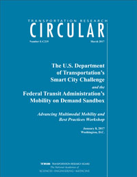 The U.S. Department of Transportation’s Smart City Challenge and the Federal Transit Administration’s Mobility on Demand Sandbox: Advancing Multimodal Mobility and Best Practices Workshop