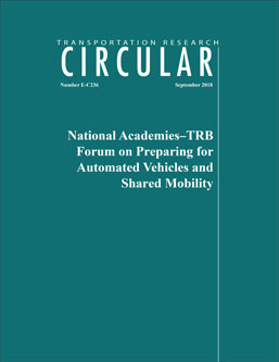 National Academies–TRB Forum on Preparing for Automated Vehicles and Shared Mobility